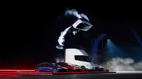 Roadster, Tesla, Car, Flying, Tesla Motors