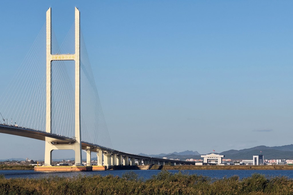 River Bridge, Yalu River, China, South Korea